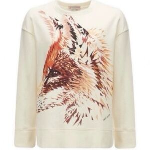 Paul & Joe Sister - Foxtrot Sweatshirt Cream - Designer Size 1 (EU36) - Like New